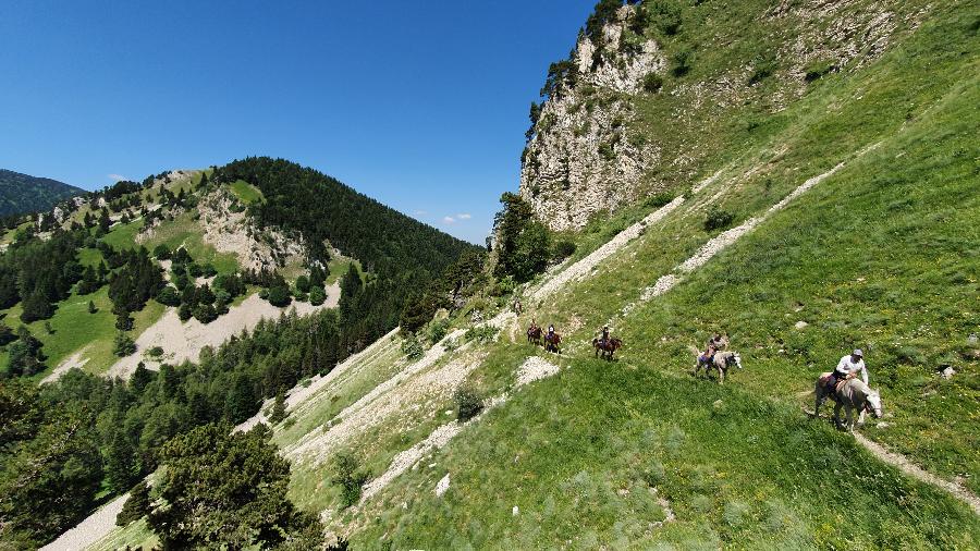 Voyage  cheval Vaucluse Luberon photo 4