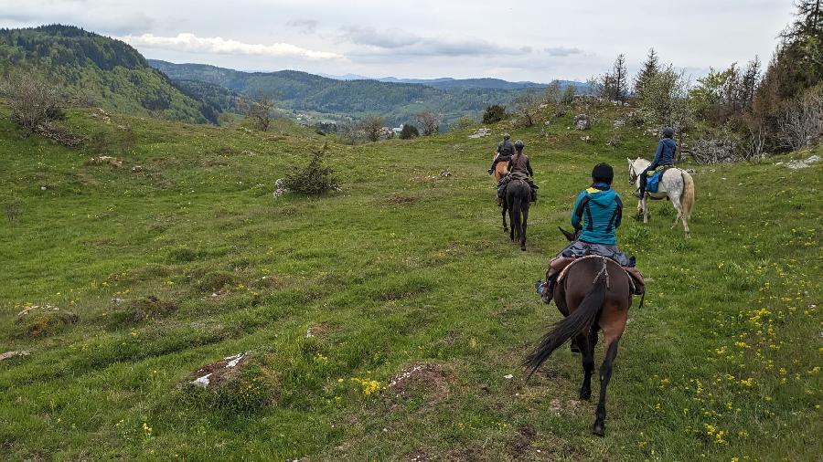 rando Randonne questre Jura