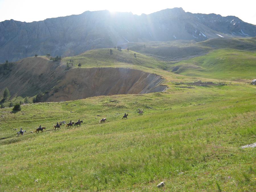 Voyage  cheval Hautes-Alpes  photo 6