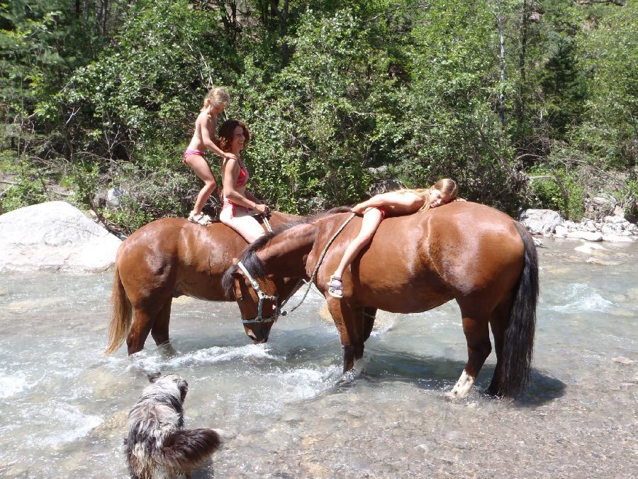 Balade  cheval Alpes de Haute-Provence  photo 3