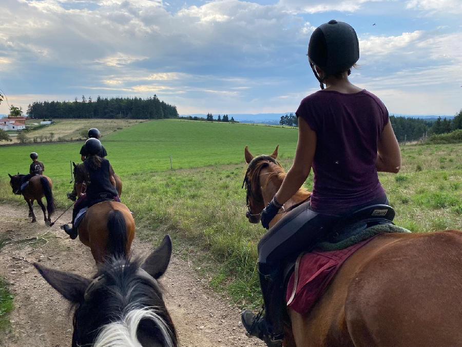 rando Balade  cheval Haute-Loire