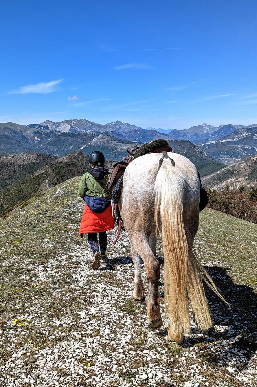 Randonne questre Hautes-Alpes Pays du Buch photo 2