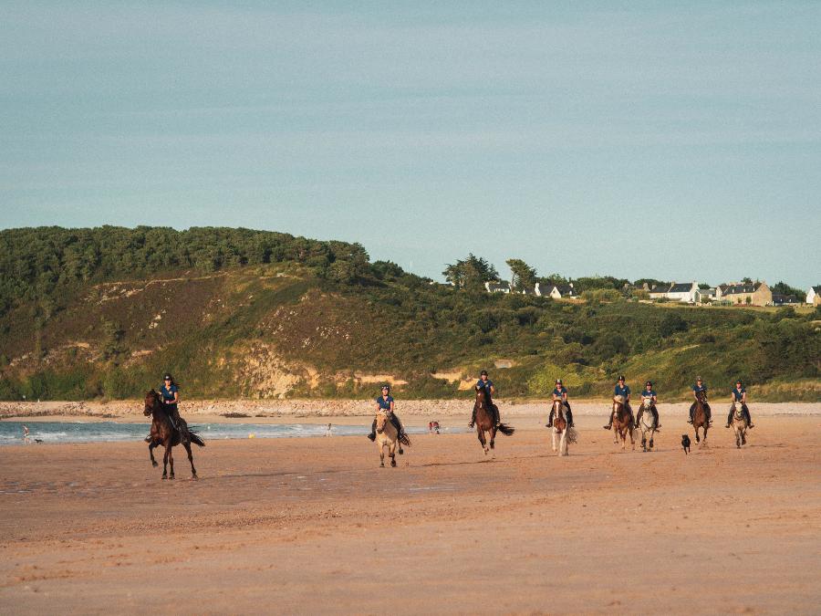 Balade  cheval Ctes-dArmor Bretagne Nord photo 3