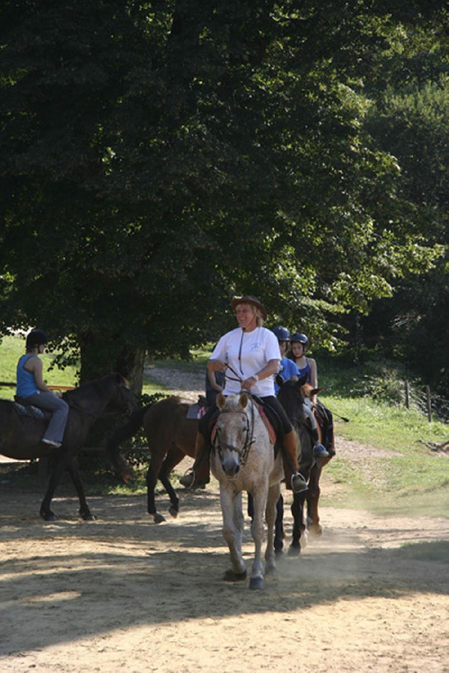 Balade  cheval Tarn PNR du Haut-Languedoc photo 4