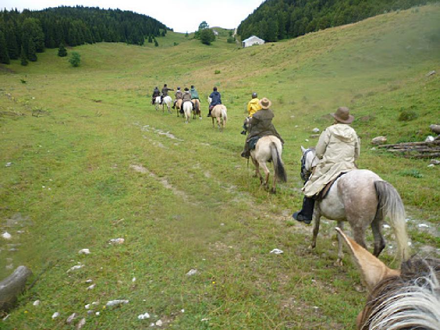 Randonne questre Jura PNR du Haut-Jura photo 4