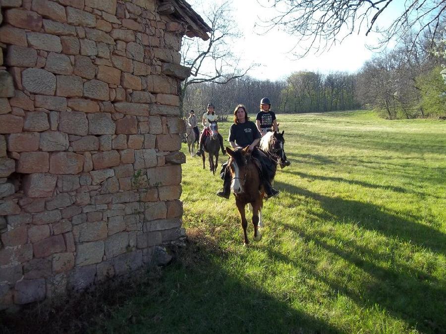 Balade  cheval Tarn  photo 2