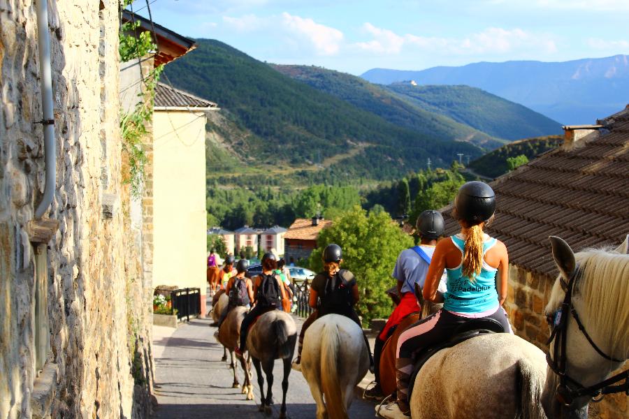 Voyage à cheval ESPAGNE Pyrénées espagnoles photo 3