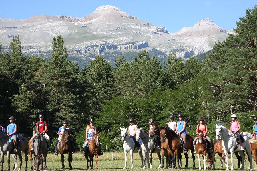 Voyage  cheval ESPAGNE Pyrnes espagnoles photo 2