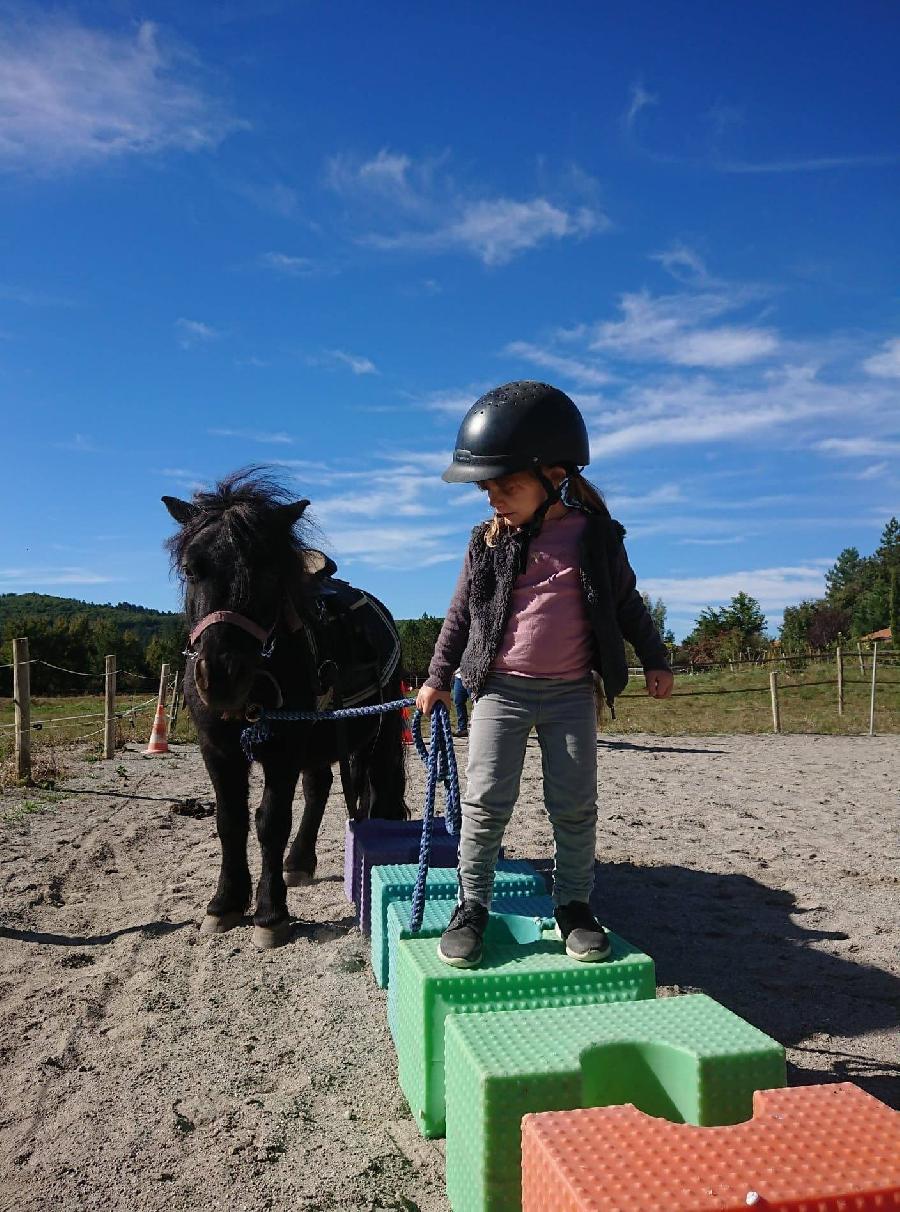 Balade  cheval Hautes-Alpes Pays du Buch photo 2