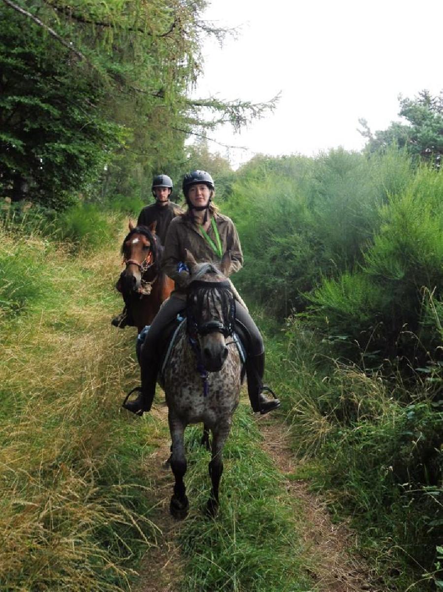 Balade  cheval Allier Montagne Bourbonnaise photo 5